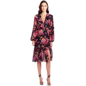 Amanda Uprichard Floral Midi Dress